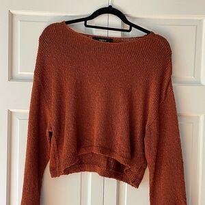 Auburn Knit Cropped Sweater